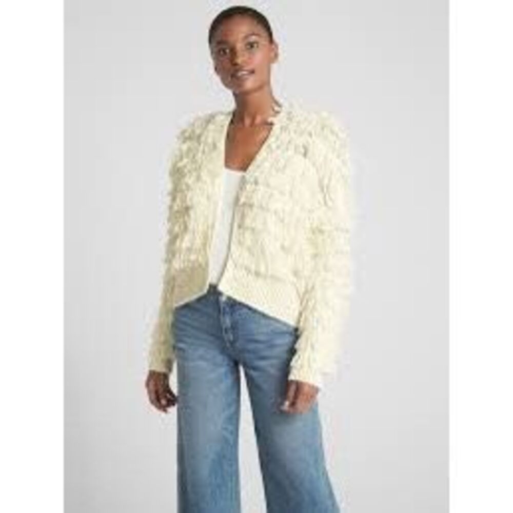 Gap Loop-Fringe‎ Cardigan Sweater